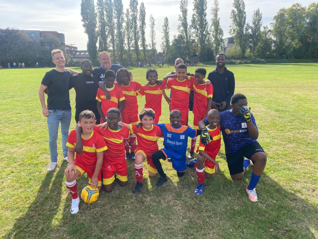 HTT Academy in a friendly match