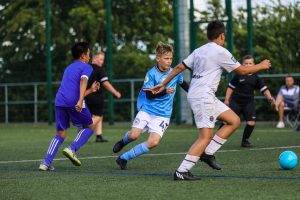 Football academy training session